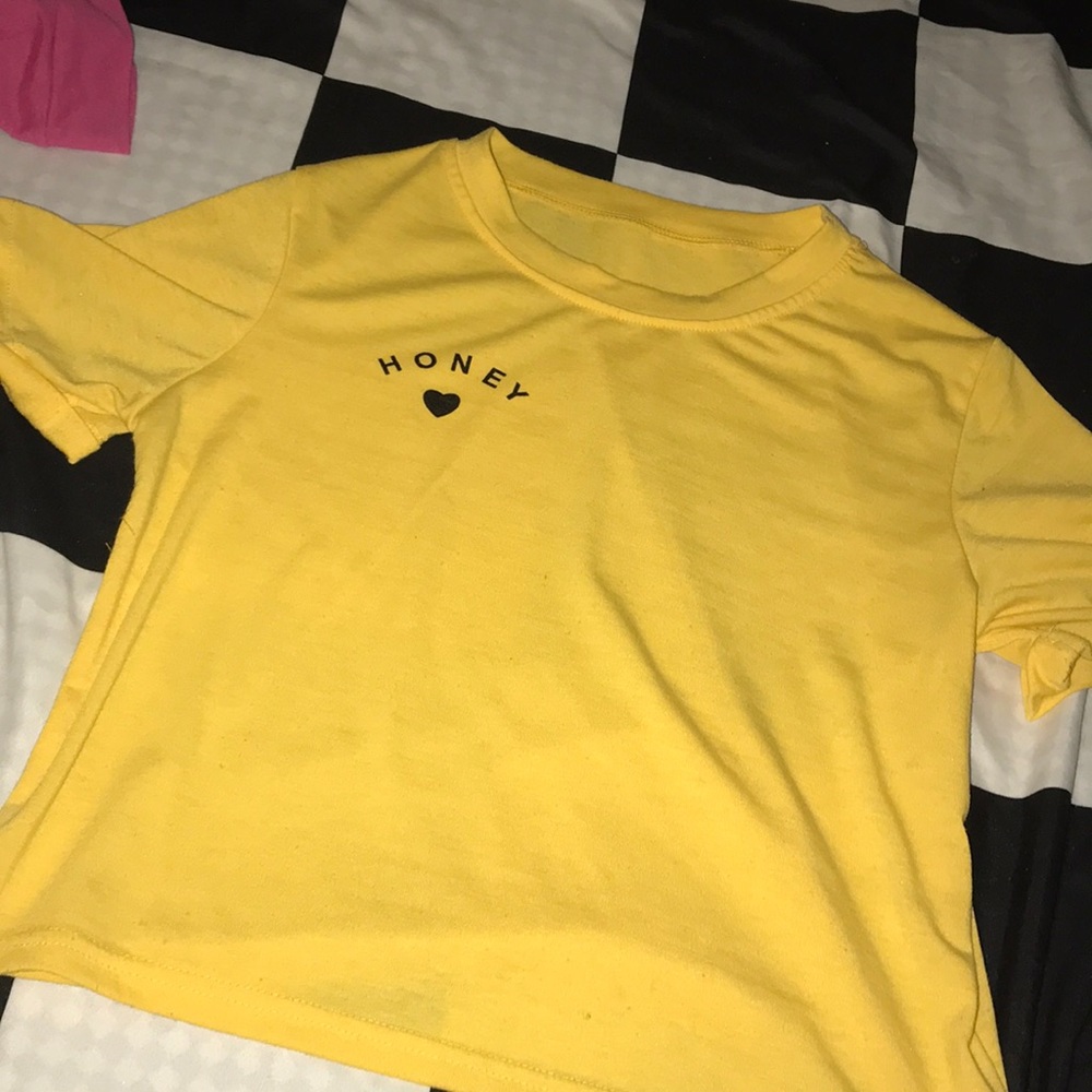 Mustard Honey Crop Tee